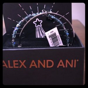 NWT Alex &Ani shooting star set of two bracelets